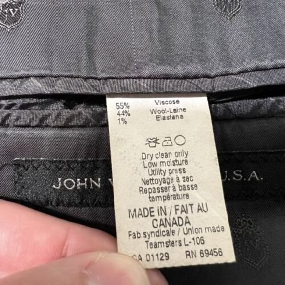 John Varvatos Star Usa Unconstructed Blazer Grey Size 40 - Picture 7 of 10